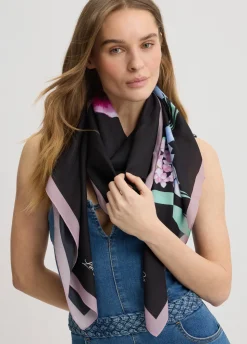 Liu Jo Pañuelo floral-Mujer Bufandas Y Pañuelos