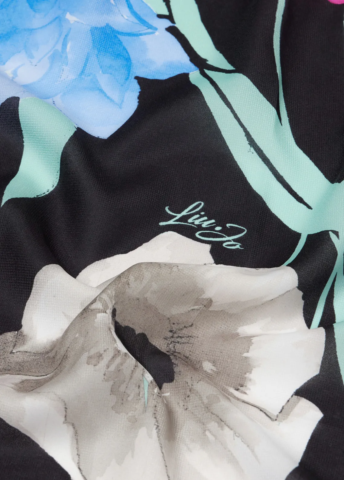Liu Jo Pañuelo floral-Mujer Bufandas Y Pañuelos
