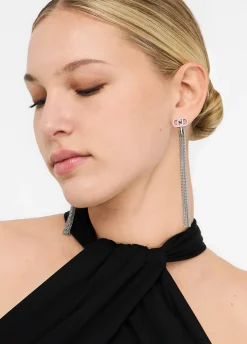 Liu Jo Pendientes con borlas metálicas-Mujer Joyas