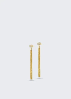 Liu Jo Pendientes con borlas metálicas-Mujer Joyas