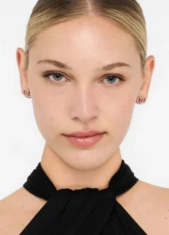 Liu Jo Pendientes con logotipo monograma-Mujer Joyas