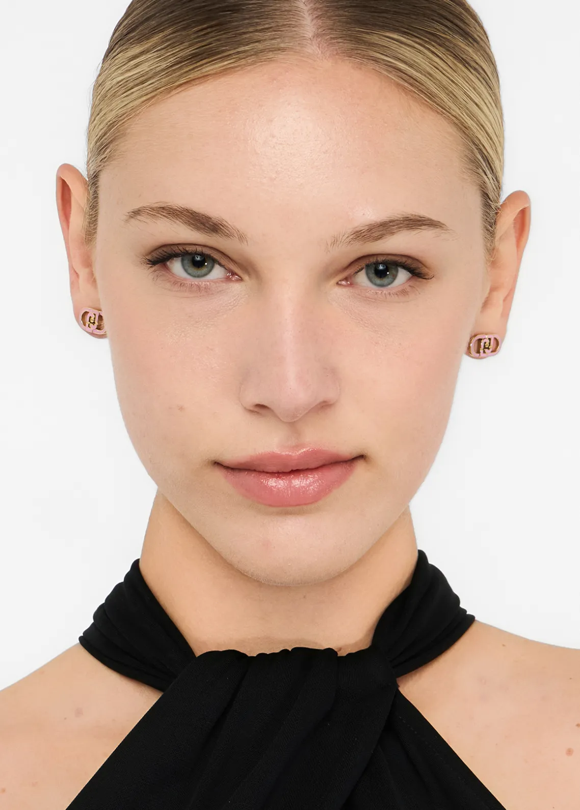 Liu Jo Pendientes con logotipo monograma-Mujer Joyas