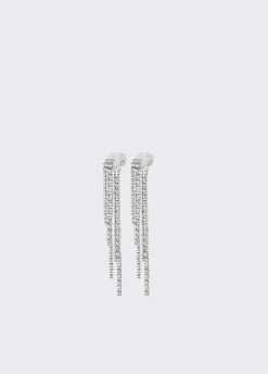 Liu Jo Pendientes largos con brillantitos-Mujer Joyas