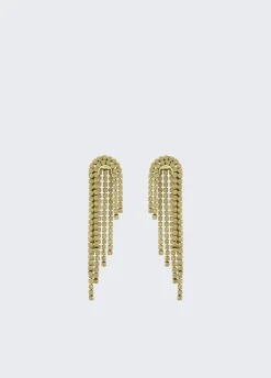 Liu Jo Pendientes largos con brillantitos-Mujer Joyas