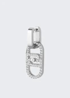 Liu Jo Pendientes largos con logotipo-Mujer Joyas