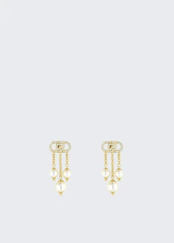 Liu Jo Pendientes largos con perlas-Mujer Joyas