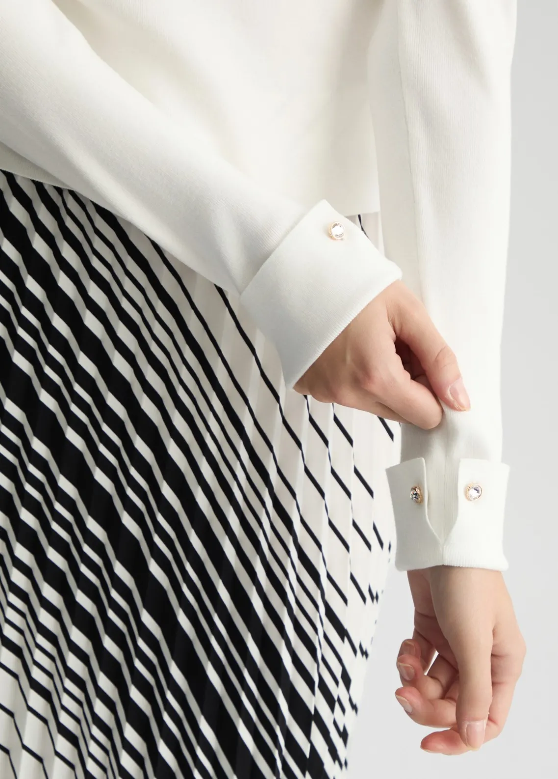 Liu Jo Polo blanco con bordados decorativos-Mujer Cárdigans Y Jerséis
