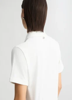 Liu Jo Polo con strass-Mujer Camisetas Y Tops