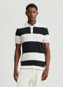 Liu Jo Polo de algodón a rayas-Hombre Jerséis Y Sudaderas