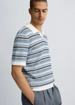 Liu Jo Polo de jacquard para hombre-Hombre Jerséis Y Sudaderas|Polos Y Camisetas