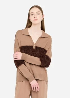 Liu Jo Polo de lana a rayas-Mujer Cárdigans Y Jerséis