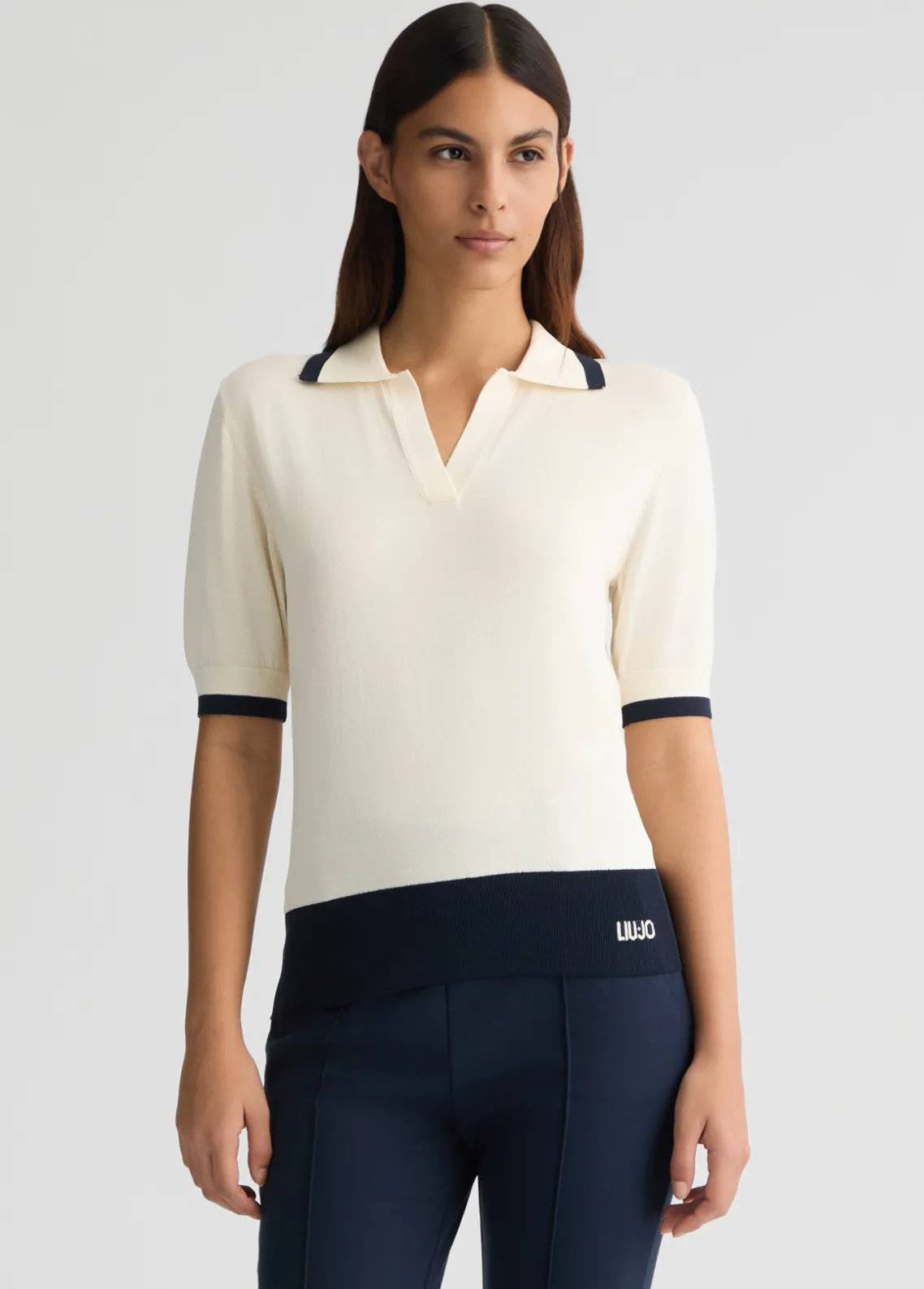 Liu Jo Polo de punto-Mujer Ropa Deportiva|Cárdigans Y Jerséis