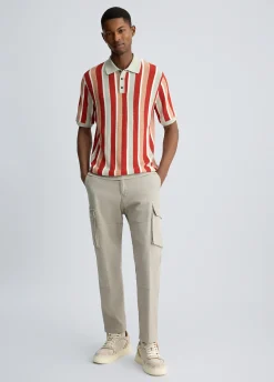 Liu Jo Polo de punto a rayas-Hombre Jerséis Y Sudaderas
