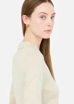 Liu Jo Polo de punto con lurex®-Mujer Cárdigans Y Jerséis