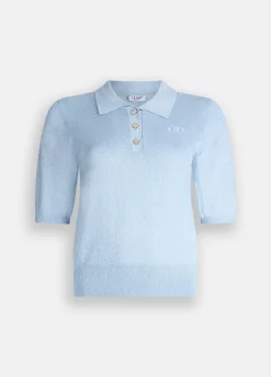 Liu Jo Polo de punto con lurex®-Mujer Cárdigans Y Jerséis