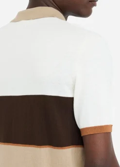 Liu Jo Polo de punto de algodón y seda-Hombre Jerséis Y Sudaderas