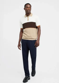 Liu Jo Polo de punto de algodón y seda-Hombre Jerséis Y Sudaderas