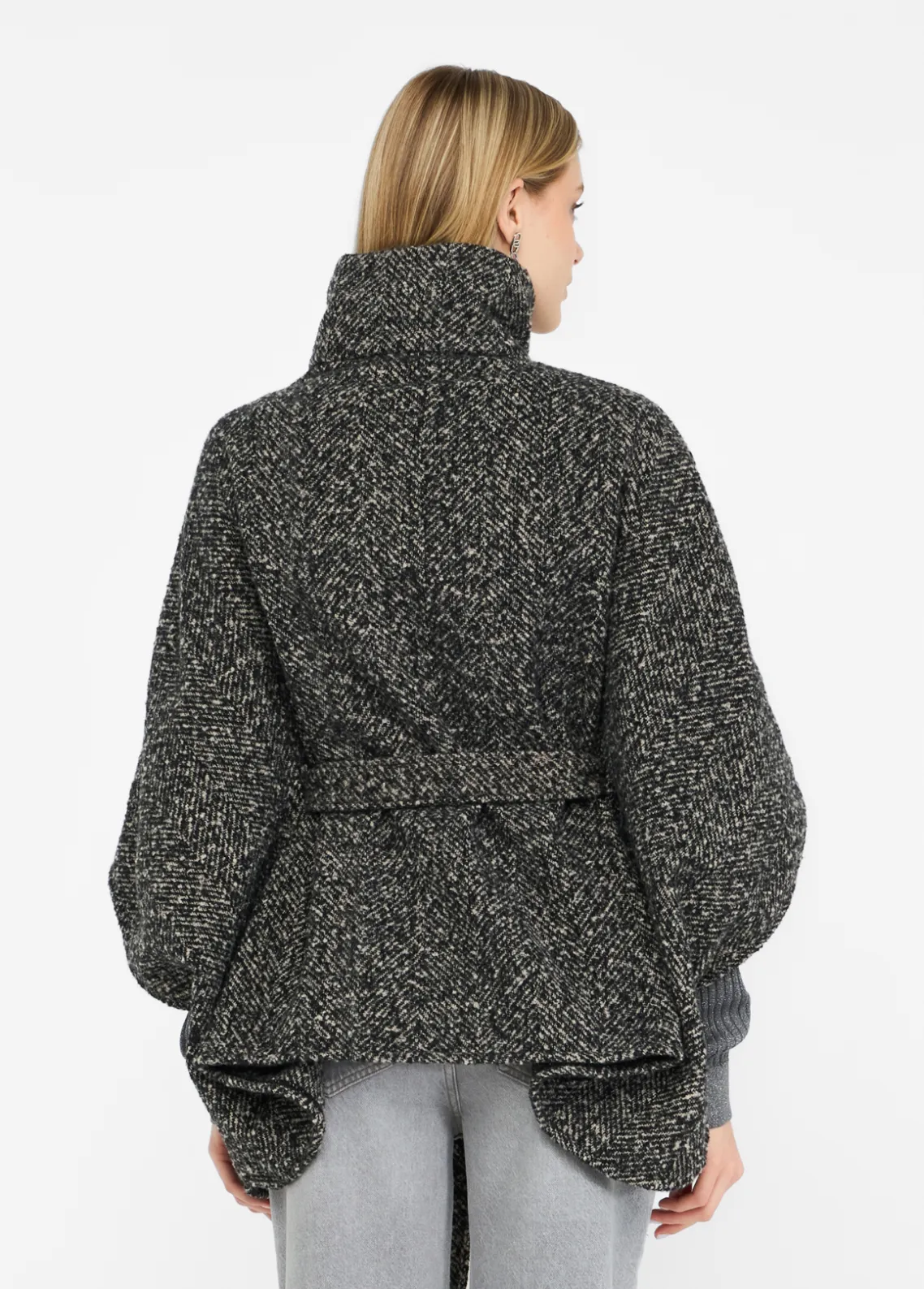 Liu Jo Poncho con cinturón-Mujer Abrigos Y Chalecos