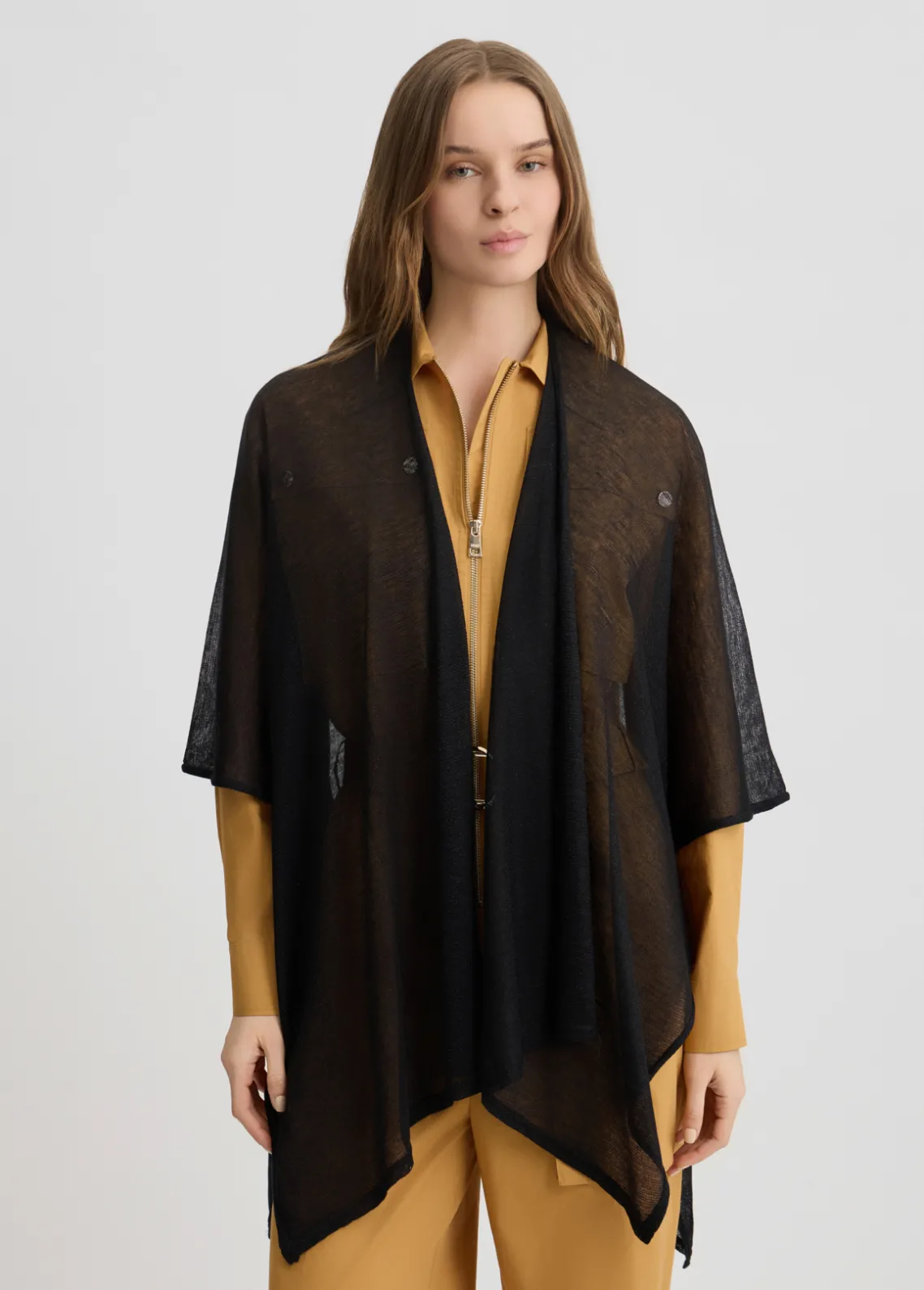 Liu Jo Poncho de punto de lurex®-Mujer Abrigos Y Chalecos