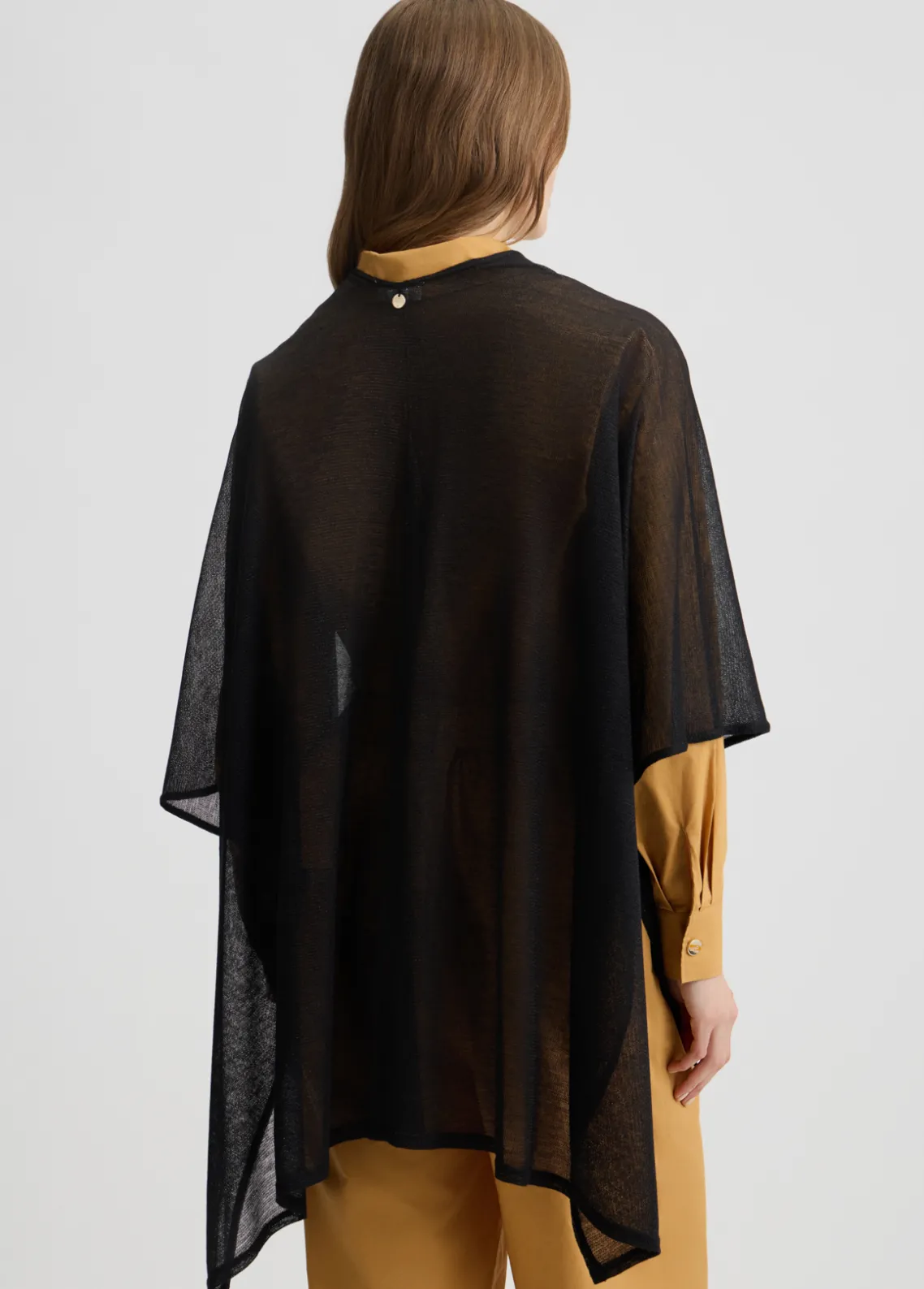 Liu Jo Poncho de punto de lurex®-Mujer Abrigos Y Chalecos