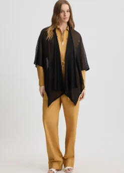 Liu Jo Poncho de punto de lurex®-Mujer Abrigos Y Chalecos
