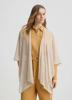 Liu Jo Poncho de punto de lurex®-Mujer Abrigos Y Chalecos