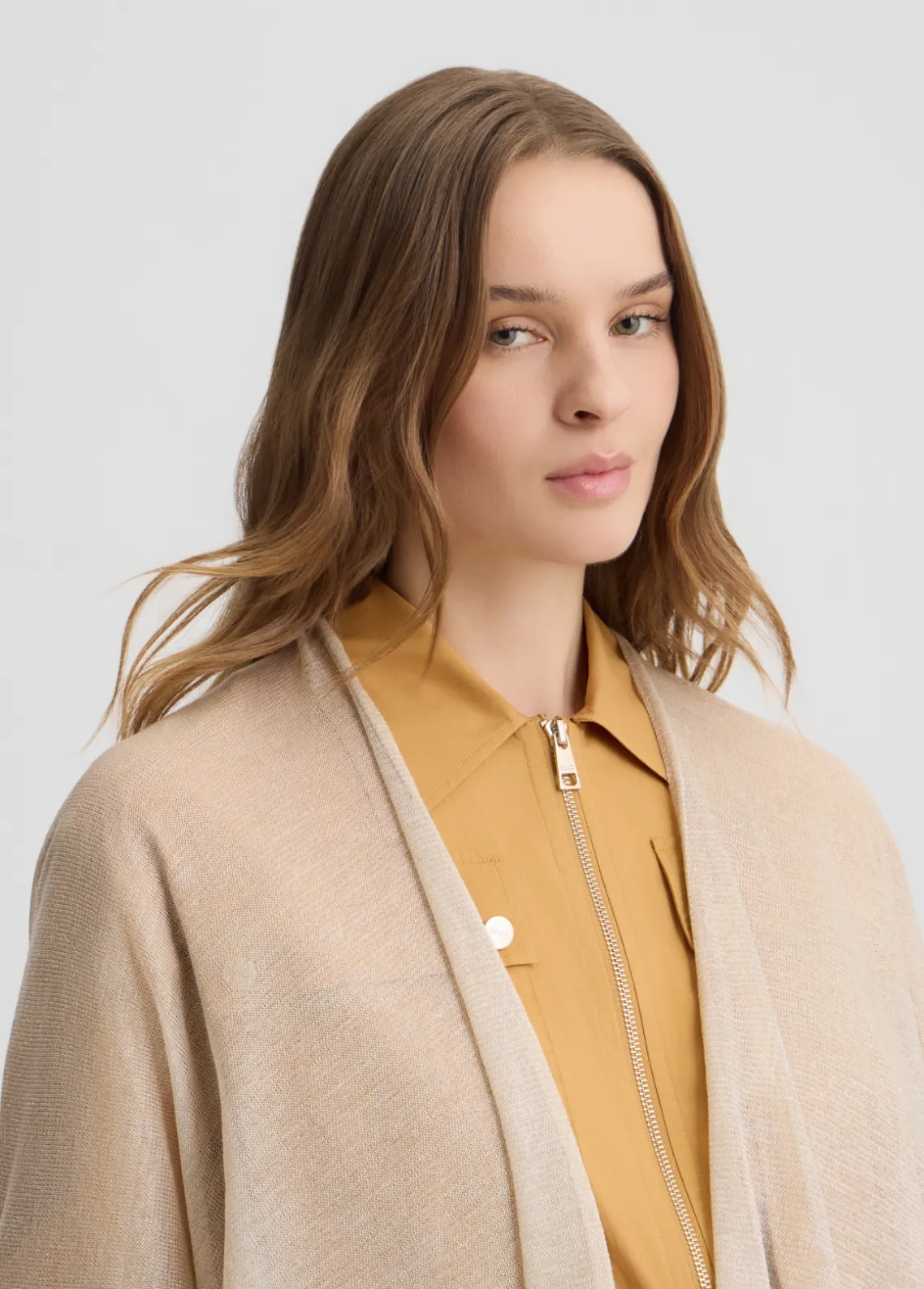 Liu Jo Poncho de punto de lurex®-Mujer Abrigos Y Chalecos