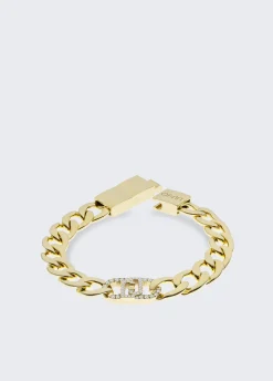 Liu Jo Pulsera con monograma con brillantitos-Mujer Joyas