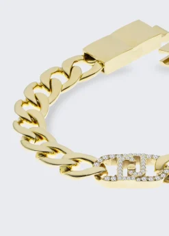 Liu Jo Pulsera con monograma con brillantitos-Mujer Joyas