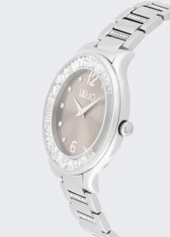 Liu Jo Reloj de acero con brillantitos-Mujer Relojes