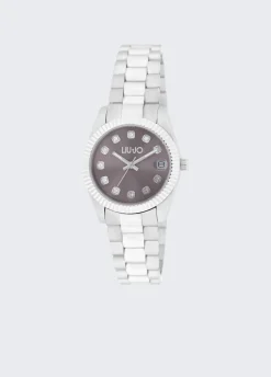 Liu Jo Reloj de acero con brillantitos-Mujer Relojes