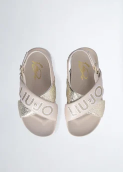 Liu Jo Sandalias con logotipo grande para niña- Zapatos|Zapatos