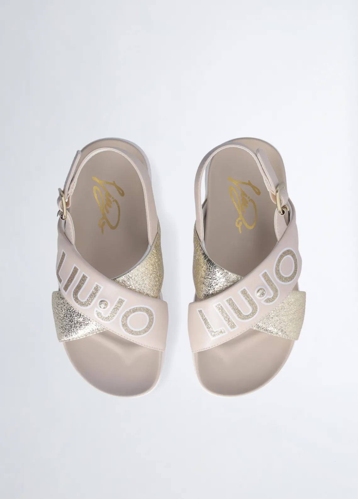 Liu Jo Sandalias con logotipo grande para niña- Zapatos|Zapatos