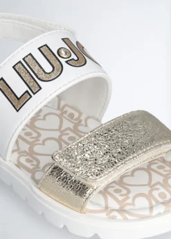 Liu Jo Sandalias con logotipo grande para niña- Zapatos|Zapatos