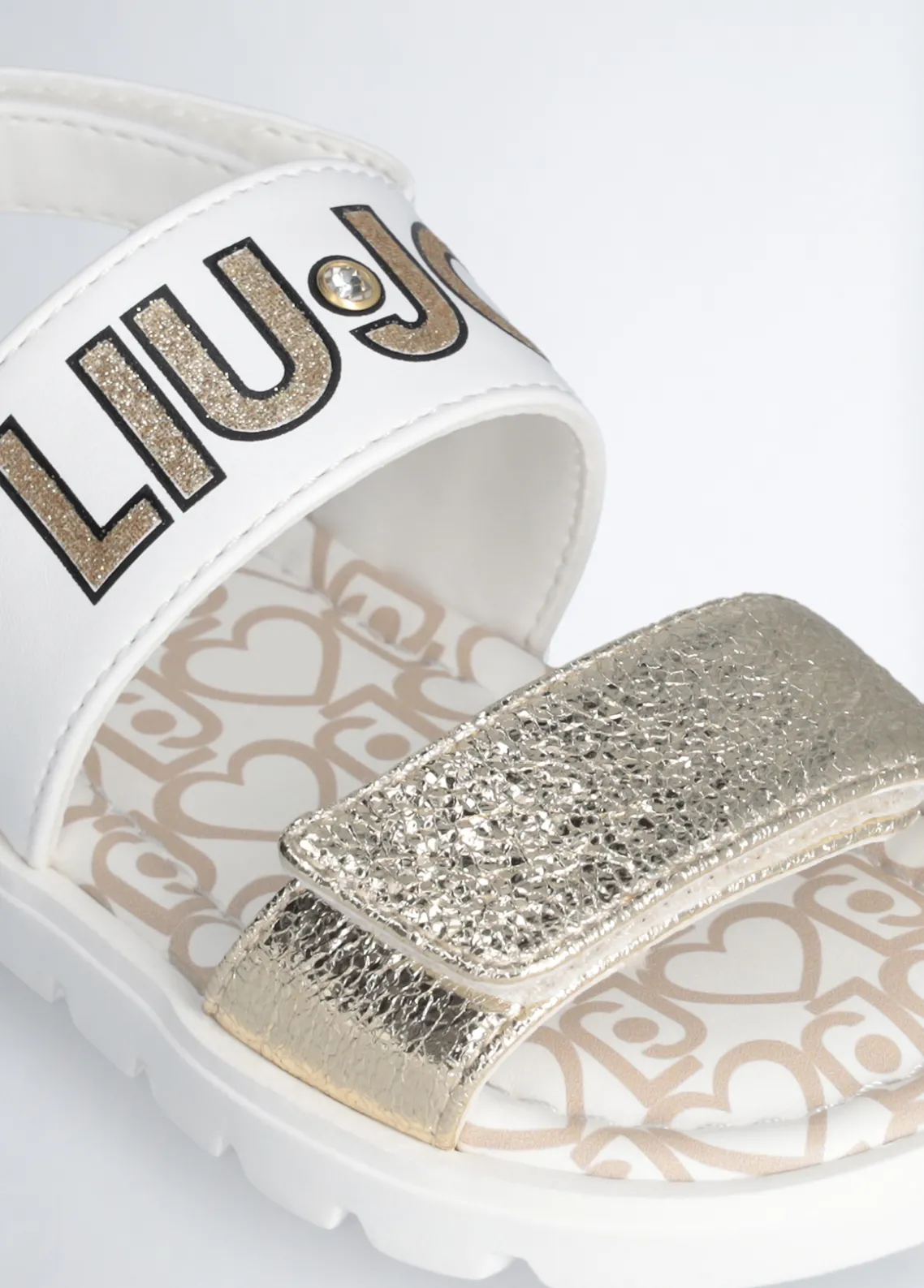 Liu Jo Sandalias con logotipo grande para niña- Zapatos|Zapatos