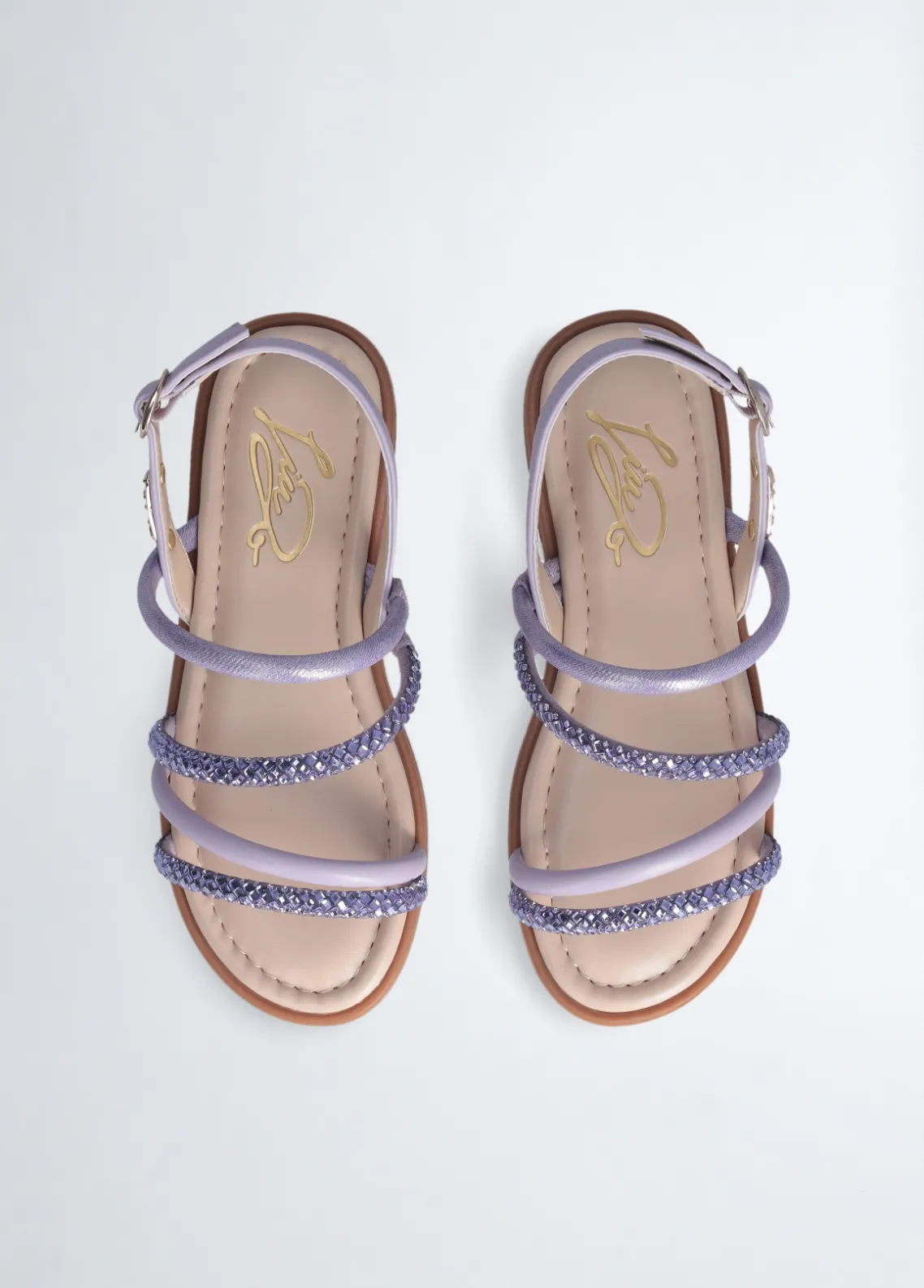 Liu Jo Sandalias con pedrería para niña- Zapatos|Zapatos