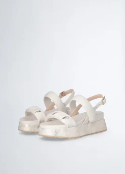 Liu Jo Sandalias con plataforma y pedrería-Mujer Sandalias