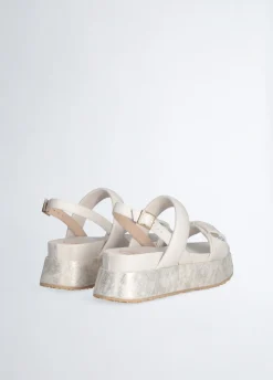 Liu Jo Sandalias con plataforma y pedrería-Mujer Sandalias