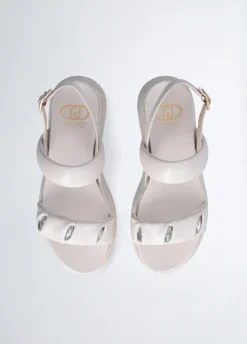 Liu Jo Sandalias con plataforma y pedrería-Mujer Sandalias
