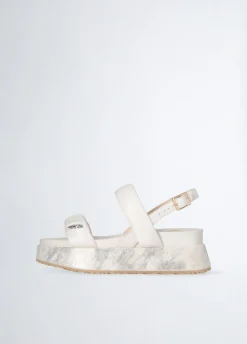 Liu Jo Sandalias con plataforma y pedrería-Mujer Sandalias