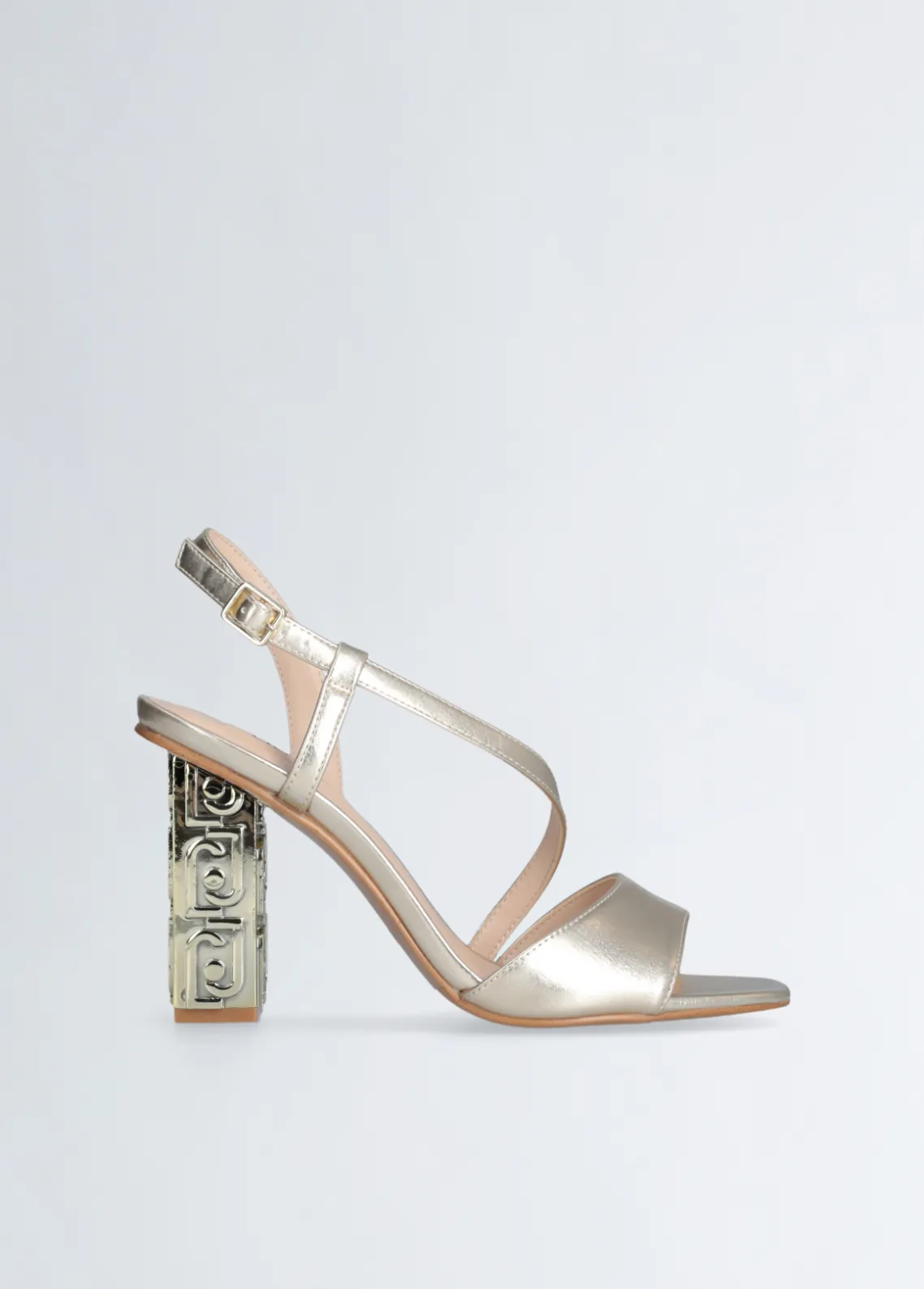 Liu Jo Sandalias con tacón con logotipo-Mujer Zapatos De Salón|Sandalias