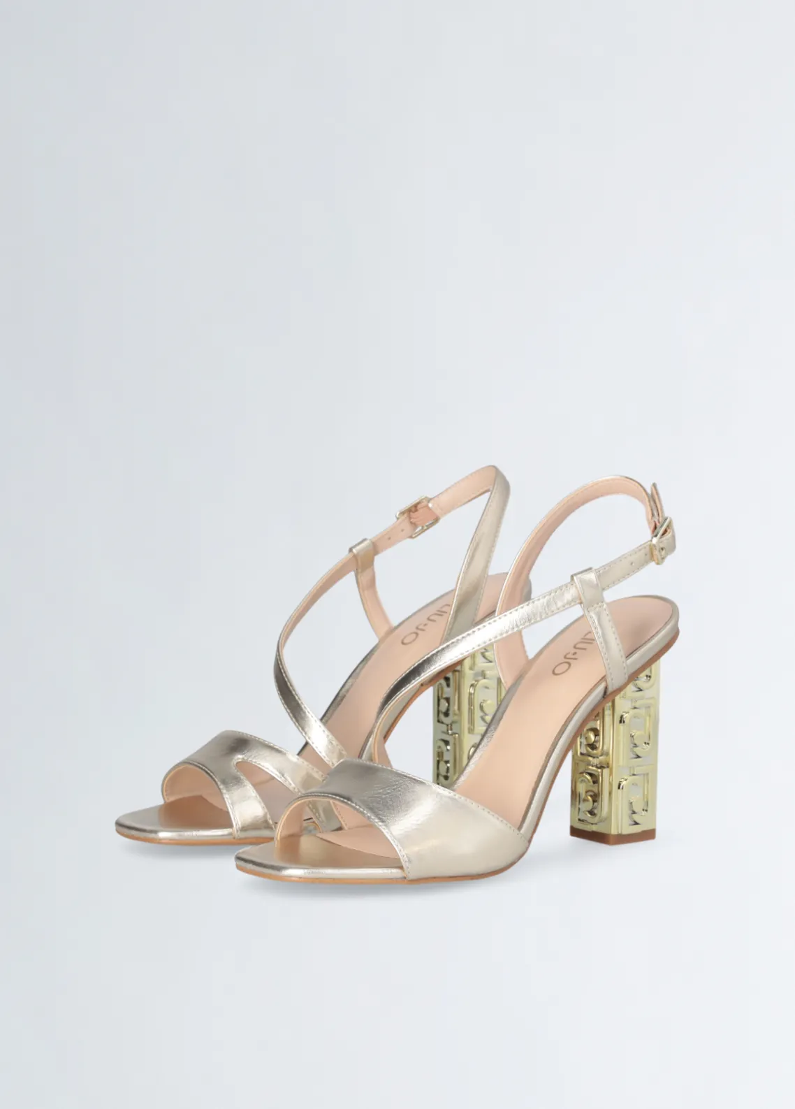 Liu Jo Sandalias con tacón con logotipo-Mujer Zapatos De Salón|Sandalias