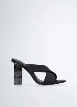 Liu Jo Sandalias con tacón con logotipo-Mujer Zapatos De Salón|Sandalias