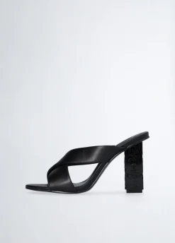 Liu Jo Sandalias con tacón con logotipo-Mujer Zapatos De Salón|Sandalias