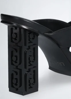 Liu Jo Sandalias con tacón con logotipo-Mujer Zapatos De Salón|Sandalias