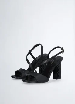Liu Jo Sandalias con tacón con logotipo-Mujer Zapatos De Salón|Sandalias