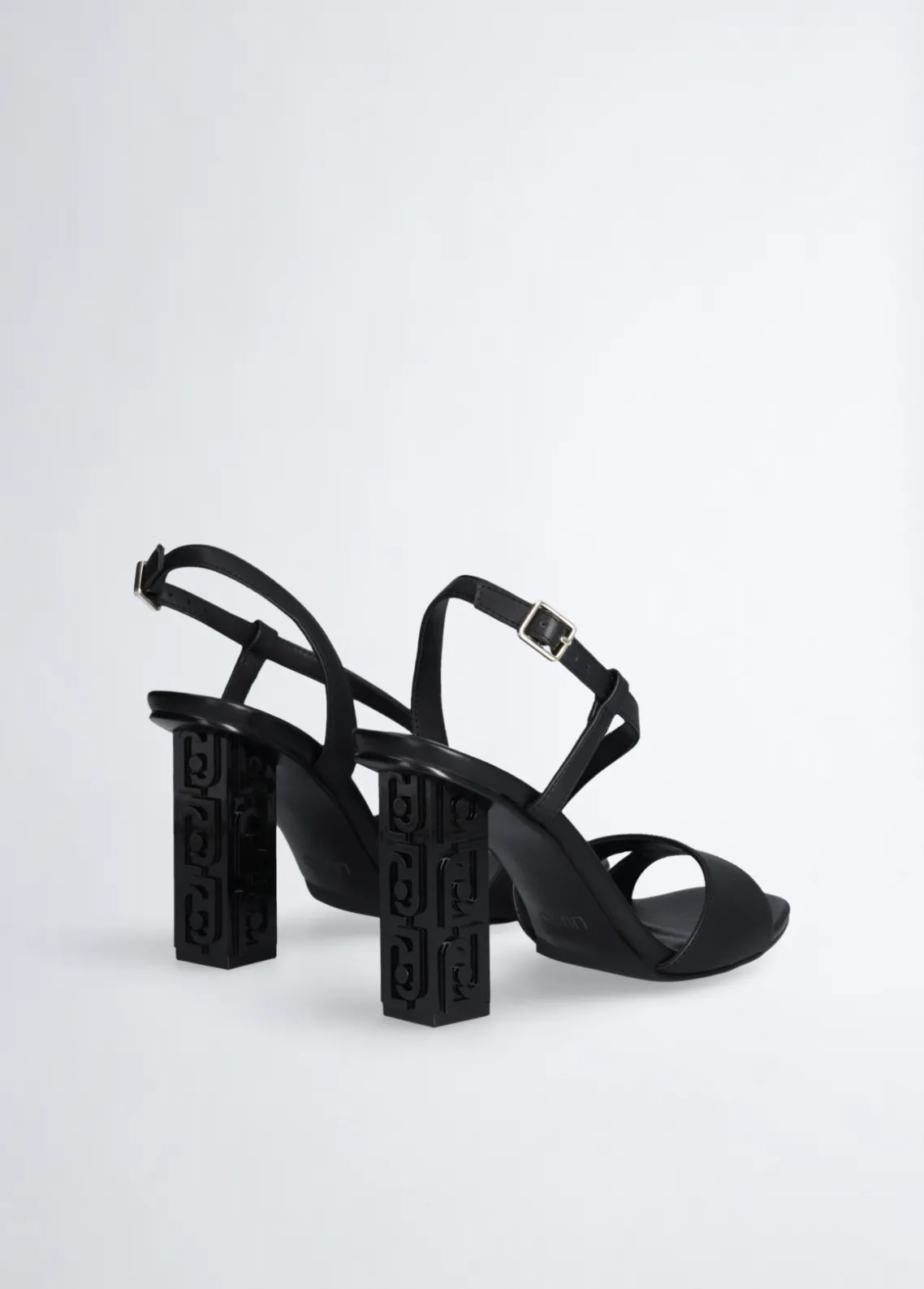 Liu Jo Sandalias con tacón con logotipo-Mujer Zapatos De Salón|Sandalias