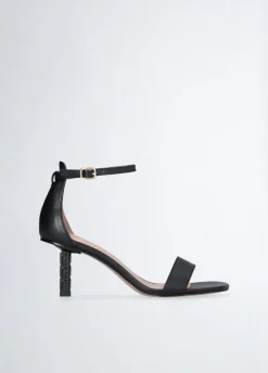 Liu Jo Sandalias con tacón con logotipo-Mujer Zapatos De Salón|Sandalias