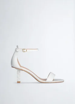 Liu Jo Sandalias con tacón con logotipo-Mujer Zapatos De Salón|Sandalias