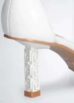 Liu Jo Sandalias con tacón con logotipo-Mujer Zapatos De Salón|Sandalias